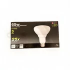 Utilitech 3-PACK 65W Equivalt Dimmable Soft White BR30 Led Flood Light Bulbs Open. Price: $14.99.