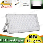 10X 100W Slim Led Flood Cool White Bright Garden Court Outdoor Lighting New. Price: $125.99.