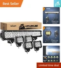 Nilight 126W Combo Led Bar With 4 18W Spot Pods For Maximum Visibility New. Price: $90.99.