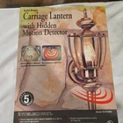 Intelectron Antique Brass Carriage Lantern Motion Sensor BC918AB New. Price: $25.98.