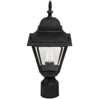 (1)-HOME Impressions Black Incandescent Post Light Fixture. Model: IOL13BK New. Price: $52.94.