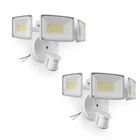 Onforu 2 Pack 100W 11000LM Led Motion Sensor Outdoor Standard Size, White New. Price: $105.11.