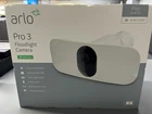 Arlo Pro 3 Floodlight Security Camera 2K Hdr Wire Free Wi-fi Color Night Vision Open. Price: $90.00.