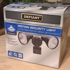 Defiant Motion Activated Dualbrite Flood Light PAR38 Black Outdoor Wall Mounted New. Price: $20.00.