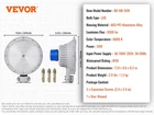 Vevor Led Barn 50W 5500LM / 100W 11000LM Ultra Brightness 6000K Daylight New. Price: $88.99.
