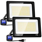 150W Led Outdoor Flood Lights With Plug, 18000LM Bright Work 6FT C... New. Price: $64.39.