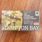 Hampton Bay 50 Watts Color Changing Flood Light 4-PACK 1003453367 New. Price: $65.99.