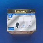 Defiant 180 White Motion Sensing Security Light Solar Powered Led 1400 Lumens New. Price: $41.49.