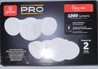 Globe Electric 100W 1200LM Outdoor White Led Security Flood Light 2-PACK New. Price: $16.99.