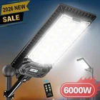 6000W Commercial Solar Street Lights Outdoor Dusk To Dawn Security New. Price: $42.99.