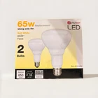 Utilitech Led 65W Replacement Using Only 9W Soft White BR30 Flood 2 Bulbs Open. Price: $14.50.