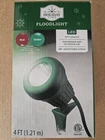Holiday Time Led Outdoor/indoor Floodlight Adjustable Red Green Lens 4FT Cord New. Price: $10.00.