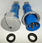 Hubbell HBL4100P9W & HBL4100C9W 100-AMP Welder Plug Connector 250V 100A 3P 4W Used. Price: $574.99.