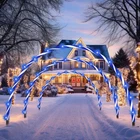 10FT Christmas Candy Light Led Outdoor Arches Decor With Flash... New. Price: $124.33.