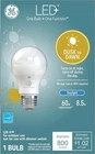 Ge Led+ Dusk To Dawn Daylight A19 (1-PACK) New. Price: $12.95.