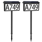 House Numbers For Outside Powered, 2 Pack 3-COLOR Led Illuminated Solar... New. Price: $60.27.