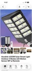 Hoodink 4200W Solar Street Light Outdoor 3 Modes Led Motion Sensor Wp W/remote Open. Price: $46.99.
