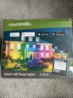 Novostella Smart Led Flood Lights 4-PACK 30W Adjustable Color Never Used Open. Price: $70.00.