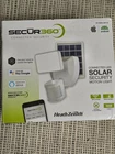 Heathzenith SECUR360-APP Connected Solar Led Security Light- Brand New In Box. Price: $27.50.