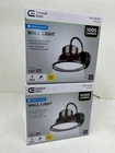 2PK Commercial Electric 1000 Lumen Led Bronze Dusk To Dawn Wall Light, 4000K Open. Price: $49.99.
