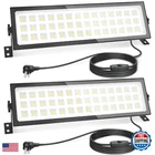 Agrantop 2 Pack Linkable Led Shop Lights 100W 15000LM 6000K Plug Garage New. Price: $111.98.