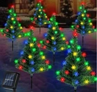 Retisee 6PK Solar Christmas Tree Pathway Light Decorations Led Snowflakes Open. Price: $44.99.