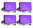 Onforu 4 Pack 5 Inch 20W Led Blacklight Flood With Switch And Plug Open. Price: $39.99.