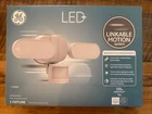 Outdoor Flood 250W White Ge Led+ Linkable Motion Lighting New. Price: $34.99.