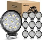 Nilight Led Pods 10PCS 4.5INCH 27W Round Flood Off Road Lights New. Price: $54.99.