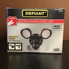 Defiant 28-WATT 1100 Lumens Ce Hardwired Bronze Led Flood Light Open. Price: $14.99.