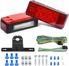 Led Submersible Square Light Kit Trailer Under 80" Tail Stop Brake Boats Marine New. Price: $35.99.