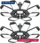 Iskydraw Led Garage Lights Pack, 260W 26000LM Bright Shop With 8+1 Defor New. Price: $58.11.
