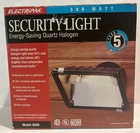 Electripak 300W Quartz Halogen Energy-saving Security Light Model Q300 Nos Open. Price: $15.00.