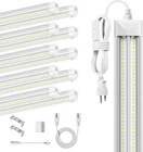 Super Bright 8FT Led Shop Lights, 19500LM, Linkable Garage Ceiling Lighting New. Price: $290.99.