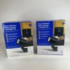 2 Pack - Novolink Smart Wireless Motion Sensor + Led Spotlight Kit Black New. Price: $19.59.