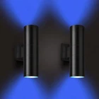 Smart Rgbw Outdoor Wall Lights With Remote Control - 2 Pack New. Price: $266.99.