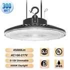 300W Ufo Led High Bay Industrial Warehouse Lighting 45000LM Dimmable 5000K New. Price: $127.30.