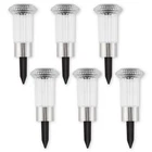 Mainstays Diamond Stainless Steel Solar Powered Mini Bollard Path Light, 6 Pack New. Price: $23.99.
