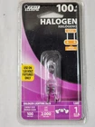 Feit Electric BPQ100/8.6/RP 100-WATT Halo T4 Bulb GY8.6 Base New. Price: $8.99.