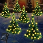 6 Pack Solar Christmas Tree Pathway Lights Decorations Outdoor Led Star 8 Mod... New. Price: $61.88.