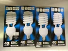Eiko SP42/41K 40W 120V 4100K, 2600 Lumens, Medium Base, Cfl Bulbs Lot Of New. Price: $18.00.