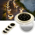 Shonelighting Solar Ground Lights Outdoor, 48 Leds, Warm White, 6 Pack New. Price: $101.53.