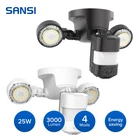 3000LM Led Motion Sensor Outdoor Security 25W Dusk To Dawn IP65 Floodlight New. Price: $29.96.