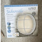 Lutec Coastal Jacksonville 10" White Led Wall Lantern Weather Resistant New. Price: $15.00.