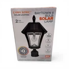 Gama Sonic Baytown Ii Black Outdoor Solar Led Landscape Post Light (105B033) New. Price: $79.00.