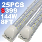 25 Pack 8FT Led Tube Light Foot 144W Shop Garage Warehouse Fixture New. Price: $399.00.