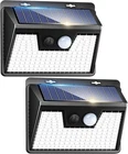 Peasur 2 Solar Lights Outdoor Motion Sensor, 140 Led Pack, Black Frame New. Price: $28.45.