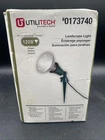 Utilitech #0173740 Green Line 120W Halogen Landscape, Accent Holiday Flood Light Open. Price: $15.00.