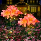 Solar Flowers Outdoor Waterproof Rhododendron Garden Lights Decorative 4PK New. Price: $69.24.