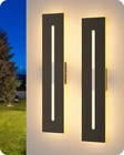 Edishine 2PACK Modern Exterior Led Wall Sconce Outdoor Porch 23.6" New. Price: $99.99.